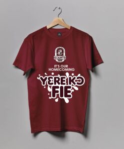 Y3reko Fie Burgundy  T-Shirt (TS-YFB001)