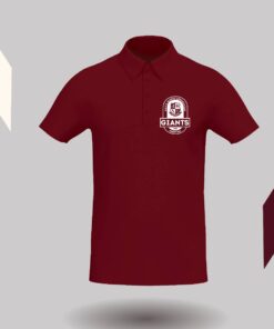 Polo Burgundy (Crest Logo)-GOODLUCK