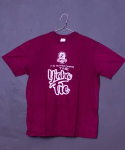Y'aba fie T-shirt Burgundy (TS-YBB003)