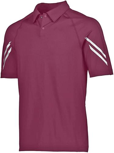 GAA233331 Adult-2-snap-polo Maroon