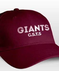 Moroon Caps With GSTS Inscription